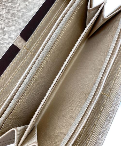 PATRICK COX（パトリックコックス）PATRICK COX (パトリックコックス) 長財布 ベージュ×グレーの古着・服飾アイテム