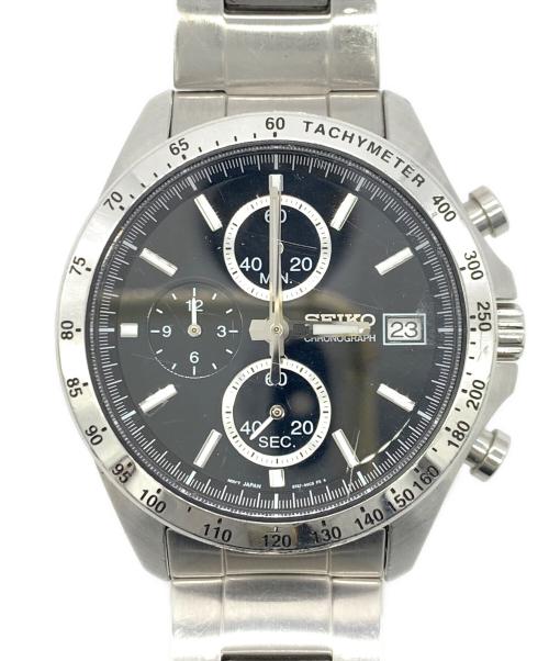 SEIKO（セイコー）SEIKO (セイコー) 腕時計 ブラックの古着・服飾アイテム