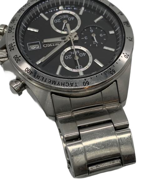 SEIKO（セイコー）SEIKO (セイコー) 腕時計 ブラックの古着・服飾アイテム