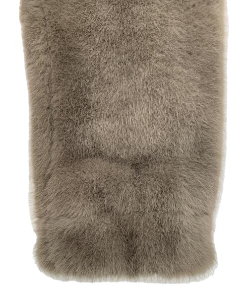 ARPEGE STORY（アルページュストーリー）ARPEGE STORY (アルページュストーリー) ファーフードブルゾン チャコールグレー サイズ:1の古着・服飾アイテム