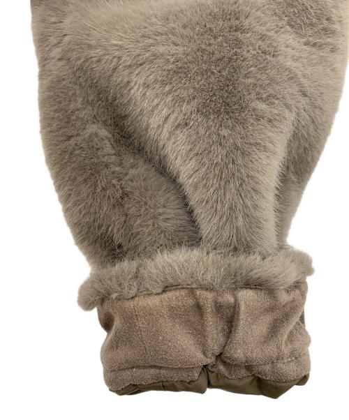 ARPEGE STORY（アルページュストーリー）ARPEGE STORY (アルページュストーリー) ファーフードブルゾン チャコールグレー サイズ:1の古着・服飾アイテム