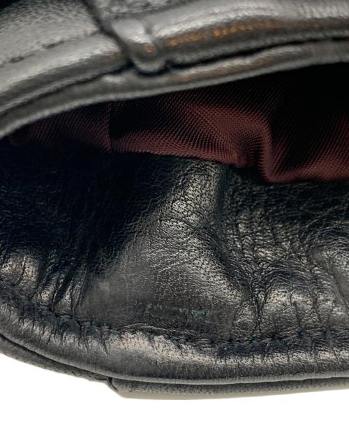 JOHN LAWRENCE SULLIVAN（ジョン ローレンス サリバン）JOHN LAWRENCE SULLIVAN (ジョン ローレンス サリバン) レザージャケット ブラック サイズ:36の古着・服飾アイテム