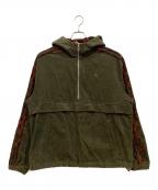 adidasアディダス）の古着「コーデュロイ フーディー」｜オリーブ