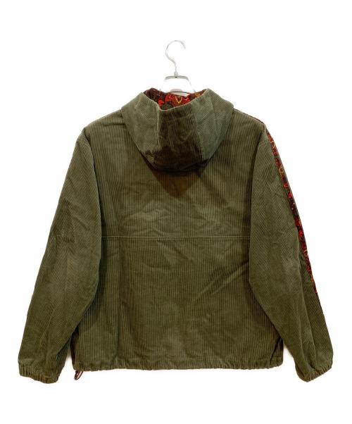 adidas（アディダス）adidas (アディダス) コーデュロイ フーディー オリーブ サイズ:Mの古着・服飾アイテム