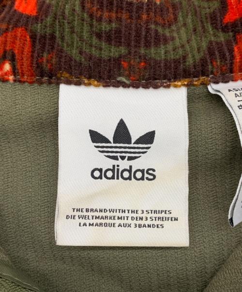 adidas（アディダス）adidas (アディダス) コーデュロイ フーディー オリーブ サイズ:Mの古着・服飾アイテム