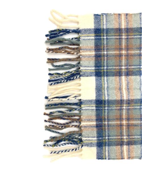 Burberry's（バーバリー）Burberry's (バーバリーズ) マフラー ネイビー×ベージュの古着・服飾アイテム