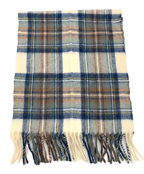 Burberry's（バーバリー）Burberry's (バーバリーズ) マフラー ネイビー×ベージュの古着・服飾アイテム
