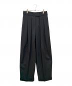 CADUNEカデュネ）の古着「ワイドパンツ」｜ブラック