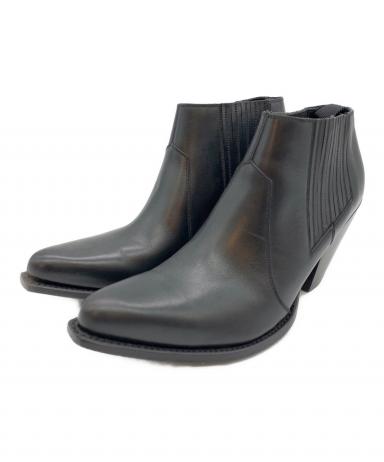 中古・古着通販】CELINE (セリーヌ) サイドゴアブーツ ブラック サイズ
