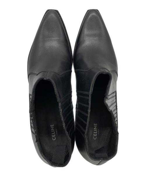 CELINE（セリーヌ）CELINE (セリーヌ) サイドゴアブーツ ブラック サイズ:40の古着・服飾アイテム