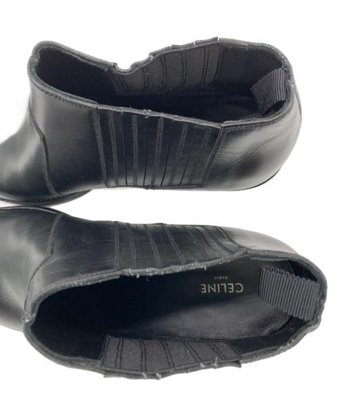 CELINE（セリーヌ）CELINE (セリーヌ) サイドゴアブーツ ブラック サイズ:40の古着・服飾アイテム