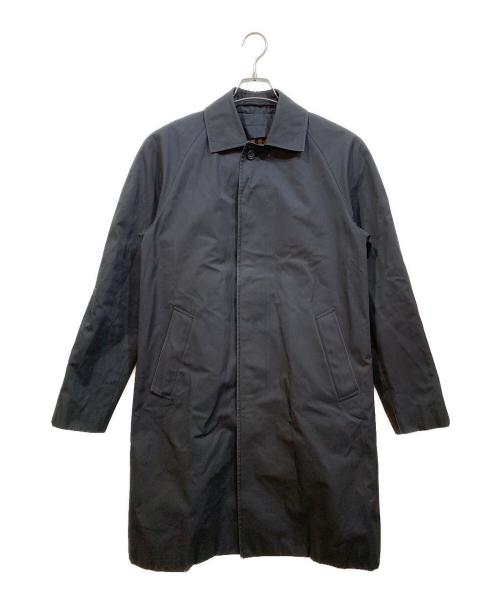 Aquascutum（アクアスキュータム）Aquascutum (アクアスキュータム) EDIFICE (エディフィス) ライナー付ステンカラーコート ネイビー サイズ:40/102cmの古着・服飾アイテム