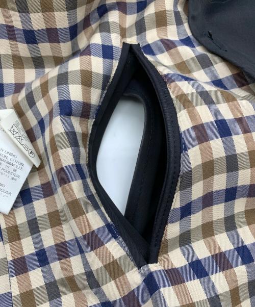 Aquascutum（アクアスキュータム）Aquascutum (アクアスキュータム) EDIFICE (エディフィス) ライナー付ステンカラーコート ネイビー サイズ:40/102cmの古着・服飾アイテム