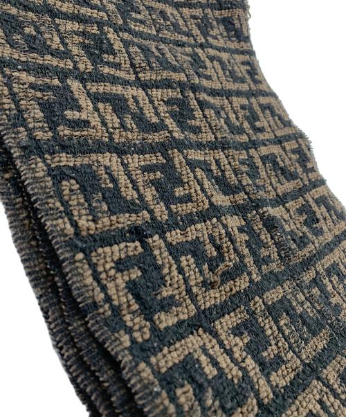 FENDI（フェンディ）FENDI (フェンディ) マフラー ブラウン×ブラックの古着・服飾アイテム