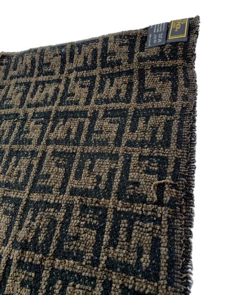 FENDI（フェンディ）FENDI (フェンディ) マフラー ブラウン×ブラックの古着・服飾アイテム