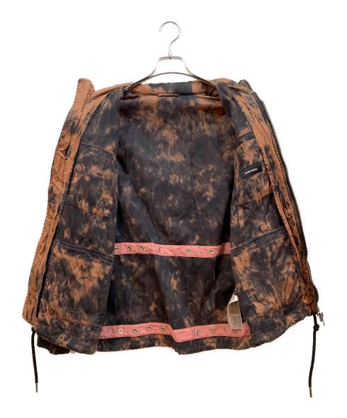 DIESEL（ディーゼル）DIESEL (ディーゼル) M-65ミリタリージャケット ブラック×オレンジ サイズ:XSの古着・服飾アイテム