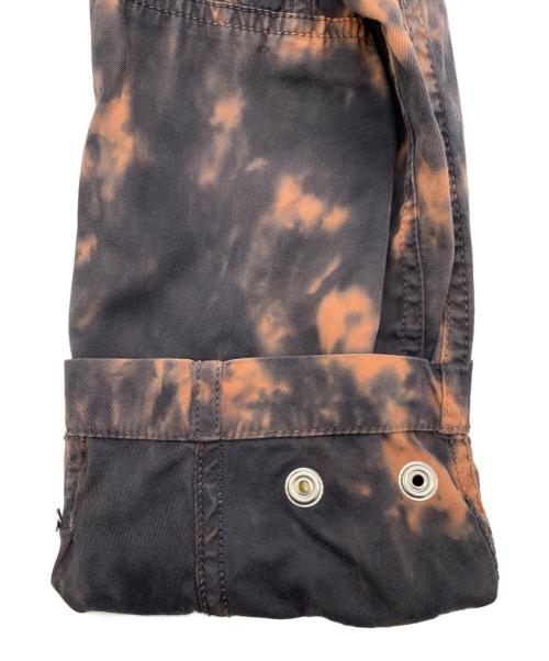 DIESEL（ディーゼル）DIESEL (ディーゼル) M-65ミリタリージャケット ブラック×オレンジ サイズ:XSの古着・服飾アイテム