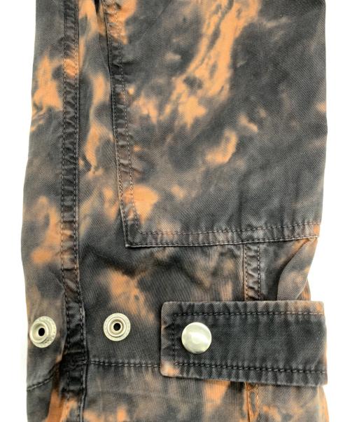 DIESEL（ディーゼル）DIESEL (ディーゼル) M-65ミリタリージャケット ブラック×オレンジ サイズ:XSの古着・服飾アイテム