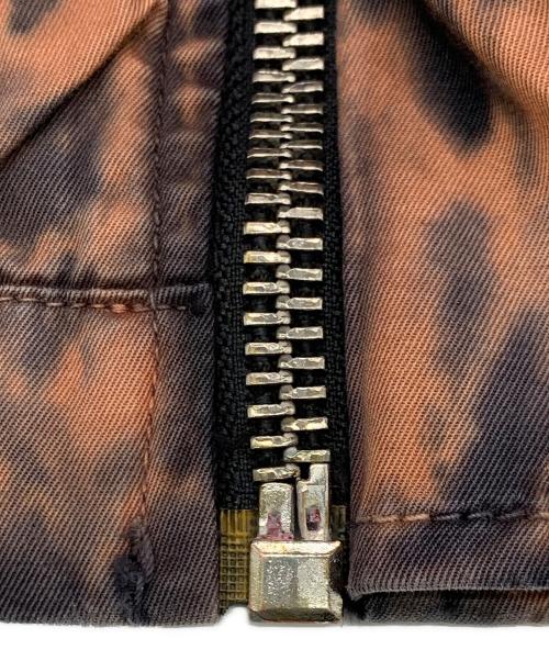 DIESEL（ディーゼル）DIESEL (ディーゼル) M-65ミリタリージャケット ブラック×オレンジ サイズ:XSの古着・服飾アイテム