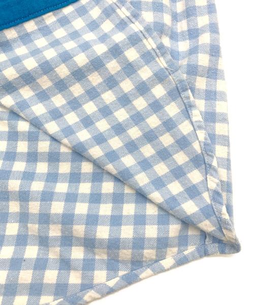 stussy（ステューシー）stussy (ステューシー) 半袖シャツ スカイブルー×ホワイト サイズ:Lの古着・服飾アイテム