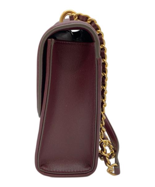 TORY BURCH（トリーバーチ）TORY BURCH (トリーバーチ) ショルダーバッグ ワインレッドの古着・服飾アイテム