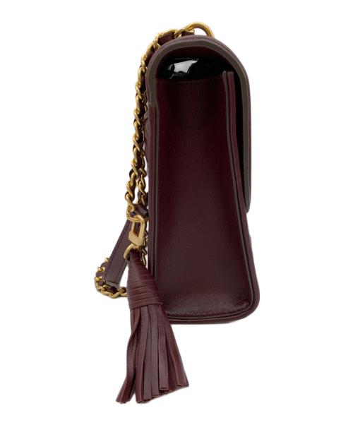 TORY BURCH（トリーバーチ）TORY BURCH (トリーバーチ) ショルダーバッグ ワインレッドの古着・服飾アイテム