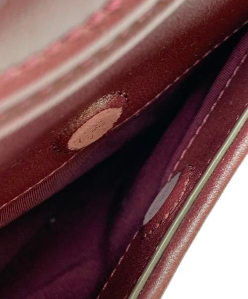 TORY BURCH（トリーバーチ）TORY BURCH (トリーバーチ) ショルダーバッグ ワインレッドの古着・服飾アイテム