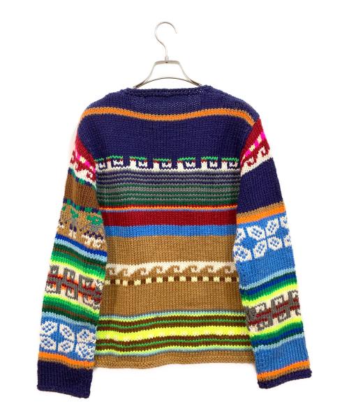 the year of climax zucca（ザ イヤー オブ クライマックス ズッカ）the year of climax zucca (ザ イヤー オブ クライマックス ズッカ) 厚手ニット マルチカラー サイズ:Mの古着・服飾アイテム