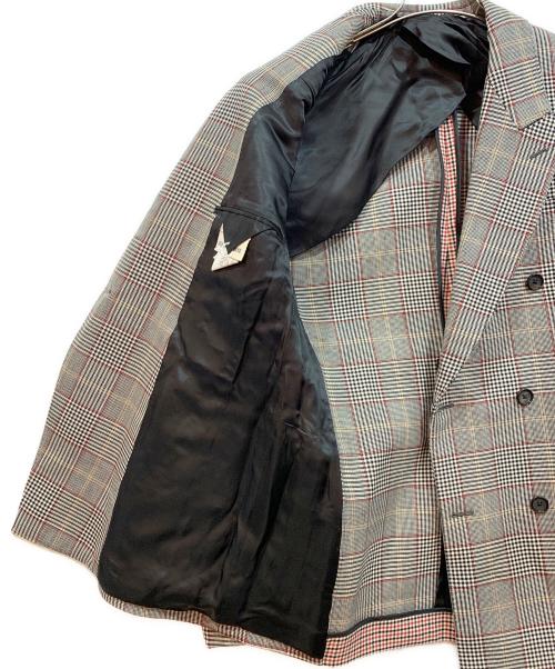 ALEXANDER McQUEEN（アレキサンダーマックイーン）ALEXANDER McQUEEN (アレキサンダーマックイーン) テーラードジャケット グレー サイズ:46の古着・服飾アイテム