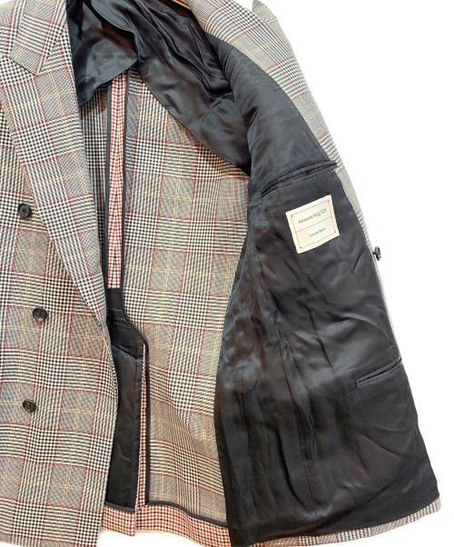 ALEXANDER McQUEEN（アレキサンダーマックイーン）ALEXANDER McQUEEN (アレキサンダーマックイーン) テーラードジャケット グレー サイズ:46の古着・服飾アイテム