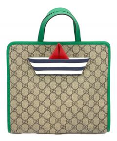 中古・古着通販】GUCCI (グッチ) リバーシブルトートバッグ ピンク