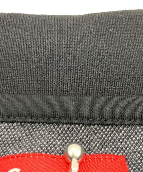 SUPREME（シュプリーム）SUPREME (シュプリーム) ハーフジップニット ブラック×ホワイト サイズ:Lの古着・服飾アイテム