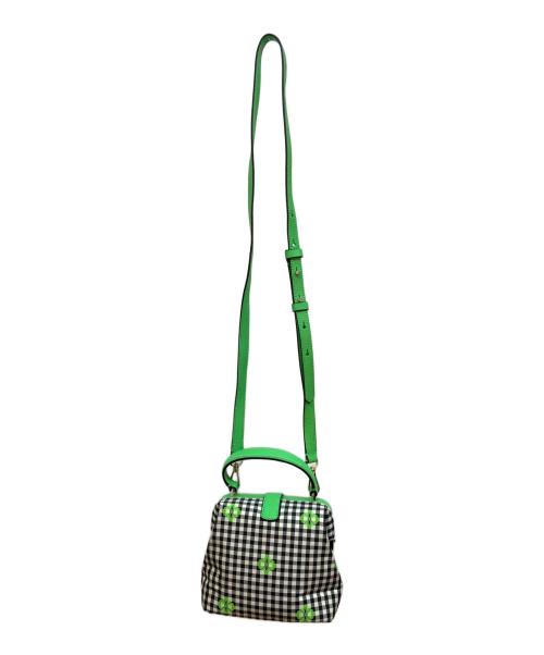 Kate Spade（ケイトスペード）Kate Spade (ケイトスペード) 2WAYミニショルダーバッグ グリーンの古着・服飾アイテム