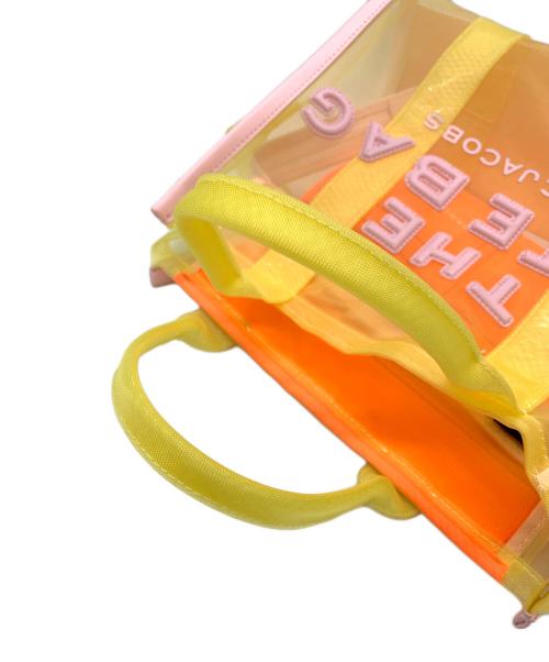 MARC JACOBS（マークジェイコブズ）MARC JACOBS (マークジェイコブズ) メッシュトートバッグ イエロー×オレンジの古着・服飾アイテム