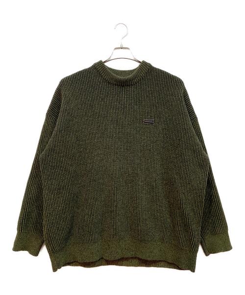 masonprince（メゾンプリンス）masonprince (メゾンプリンス) 厚手ニット オリーブ サイズ:3の古着・服飾アイテム