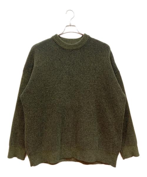 masonprince（メゾンプリンス）masonprince (メゾンプリンス) 厚手ニット オリーブ サイズ:3の古着・服飾アイテム