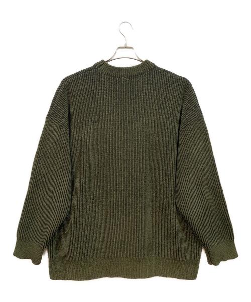 masonprince（メゾンプリンス）masonprince (メゾンプリンス) 厚手ニット オリーブ サイズ:3の古着・服飾アイテム