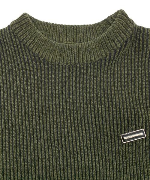 masonprince（メゾンプリンス）masonprince (メゾンプリンス) 厚手ニット オリーブ サイズ:3の古着・服飾アイテム