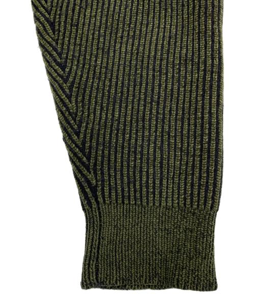 masonprince（メゾンプリンス）masonprince (メゾンプリンス) 厚手ニット オリーブ サイズ:3の古着・服飾アイテム