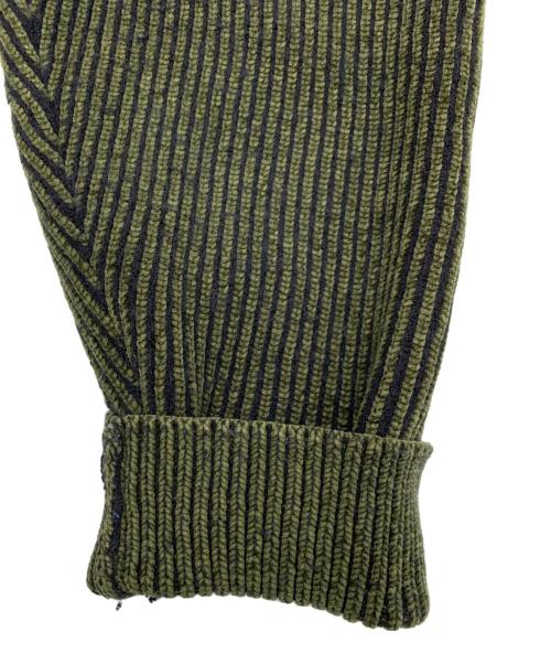 masonprince（メゾンプリンス）masonprince (メゾンプリンス) 厚手ニット オリーブ サイズ:3の古着・服飾アイテム