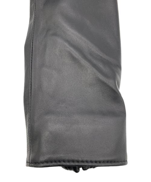 COACH（コーチ）COACH (コーチ) レザーレーサージャケット ブラック サイズ:XSの古着・服飾アイテム