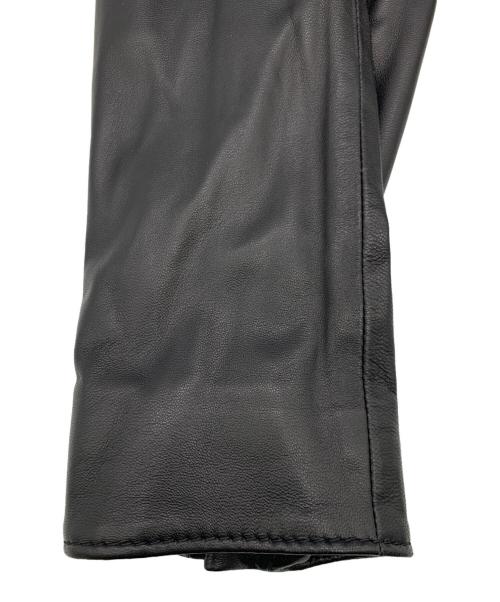 COACH（コーチ）COACH (コーチ) レザーレーサージャケット ブラック サイズ:XSの古着・服飾アイテム