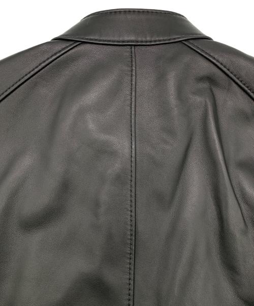 COACH（コーチ）COACH (コーチ) レザーレーサージャケット ブラック サイズ:XSの古着・服飾アイテム