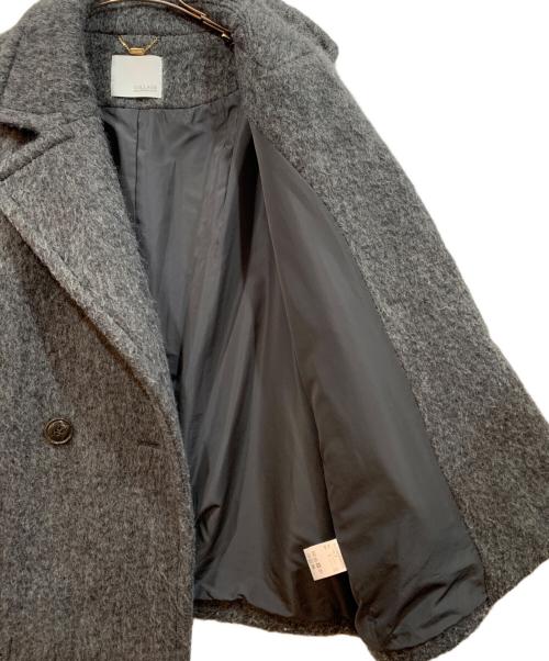 COLLAGE GALLARDAGALANTE（コラージュ ガリャルダガランテ）COLLAGE GALLARDAGALANTE (コラージュ ガリャルダガランテ) ウールシャギーコート ブラック サイズ:FREEの古着・服飾アイテム