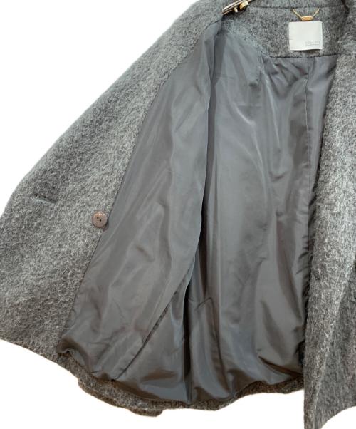 COLLAGE GALLARDAGALANTE（コラージュ ガリャルダガランテ）COLLAGE GALLARDAGALANTE (コラージュ ガリャルダガランテ) ウールシャギーコート ブラック サイズ:FREEの古着・服飾アイテム