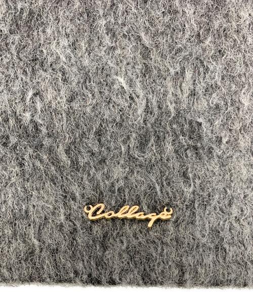 COLLAGE GALLARDAGALANTE（コラージュ ガリャルダガランテ）COLLAGE GALLARDAGALANTE (コラージュ ガリャルダガランテ) ウールシャギーコート ブラック サイズ:FREEの古着・服飾アイテム