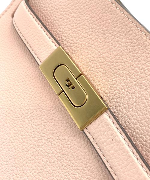 TORY BURCH（トリーバーチ）TORY BURCH (トリーバーチ) ペブルトプチダブルバッグ ピンクの古着・服飾アイテム