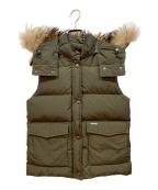 WOOLRICHウールリッチ）の古着「ダウンベスト」｜オリーブ