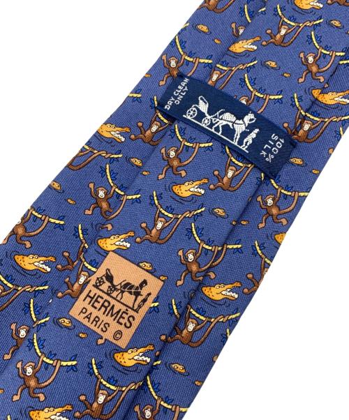 HERMES（エルメス）HERMES (エルメス) ネクタイ ネイビー サイズ:無しの古着・服飾アイテム
