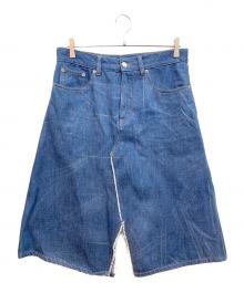 MM6 Maison Margiela（エムエムシックスメゾンマルジェラ）の古着「デニムスカート」｜インディゴ